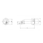 PSC Turning Holder PCLNR/L-Kr95°(HP) Coromant Capto Shank Insert: CNMM CNMG CNMA CNGA - Big-tools Industrial Supply Tools for Metal Cutting